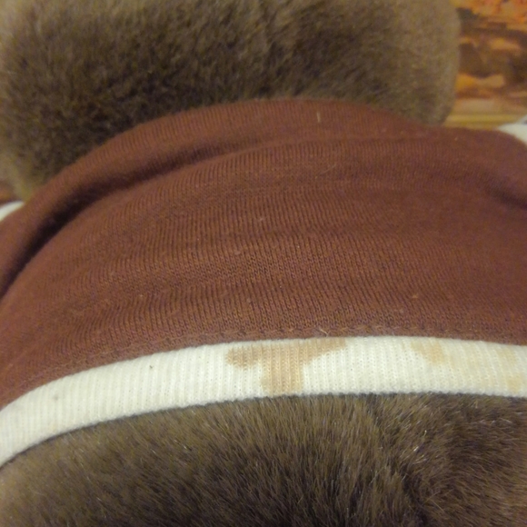 Vtg 80s 🐻 Plush m&m's Teddy Bear Stuffed Animal vintage Shirt 15" Mars Candy - Picture 12 of 15